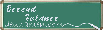 Berend Heldner Visitenkarte